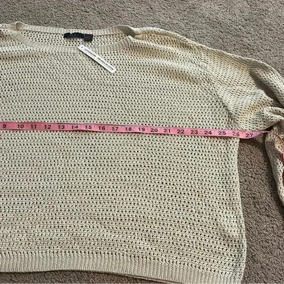 COPY - RDI NEW Womens Open Stitch Pullover Sweater Ribbed Trim Boatneck Size XL - Picture 9 of 11